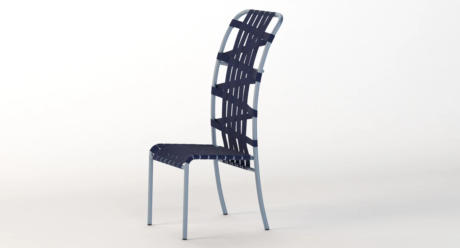 Gervasoni Inout 855 High Back Aluminium Chair 3D Model_08