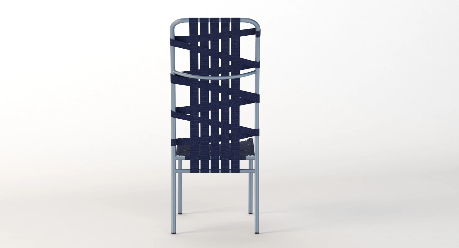 Gervasoni Inout 855 High Back Aluminium Chair 3D Model_06