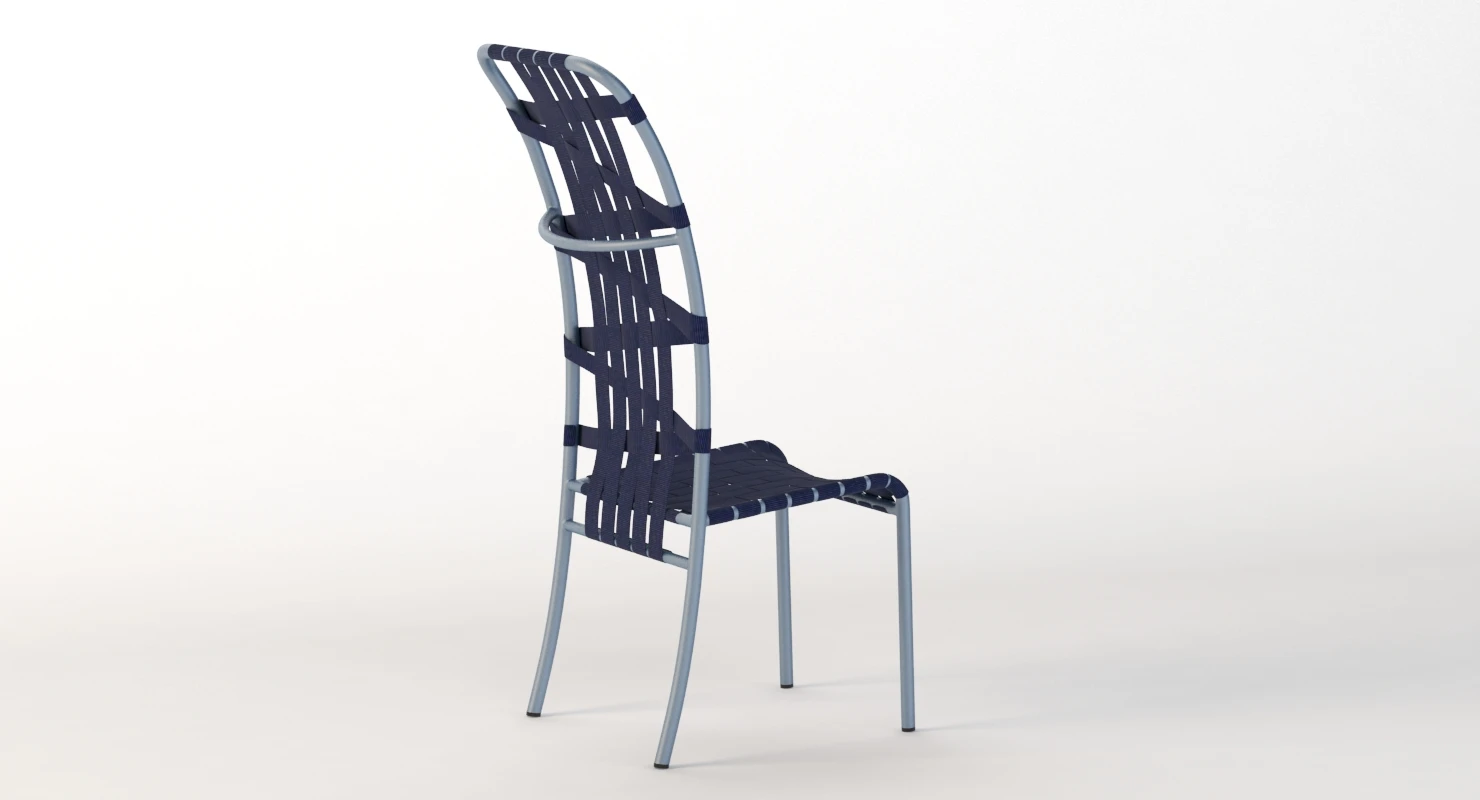 Gervasoni Inout 855 High Back Aluminium Chair 3D Model_05