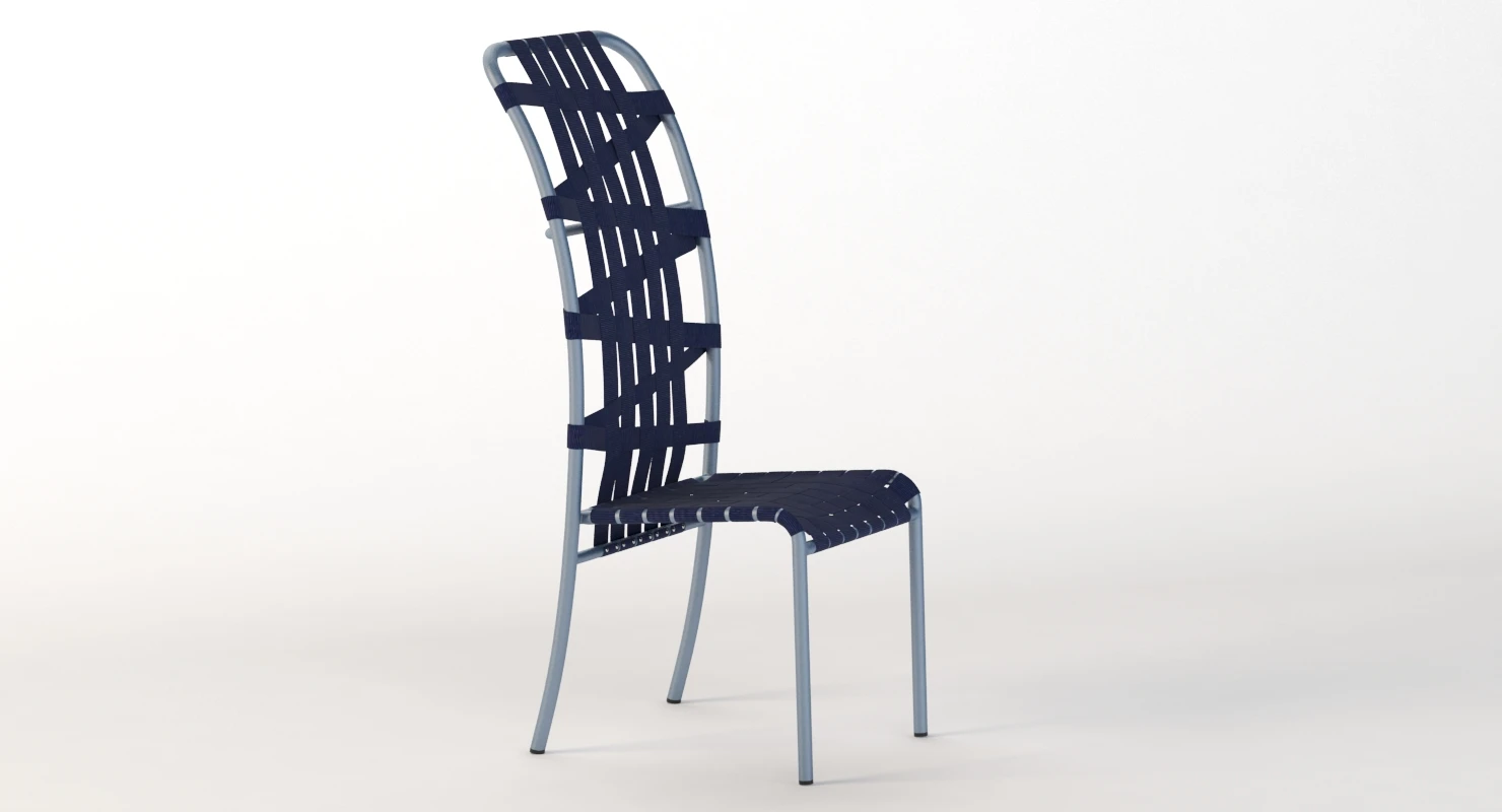 Gervasoni Inout 855 High Back Aluminium Chair 3D Model_04