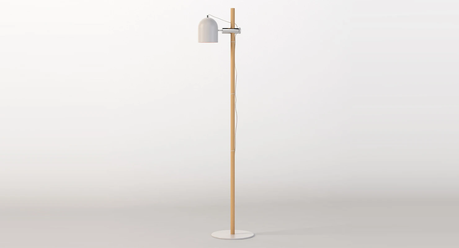 Glissade Stand Floor Lamp 3D Model_01