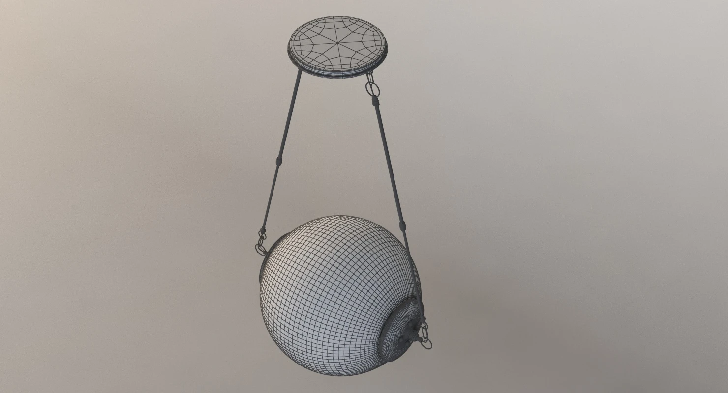 Hubbardton Forge Otto Sphere Glass Pendant Light Fixture 3D Model_014