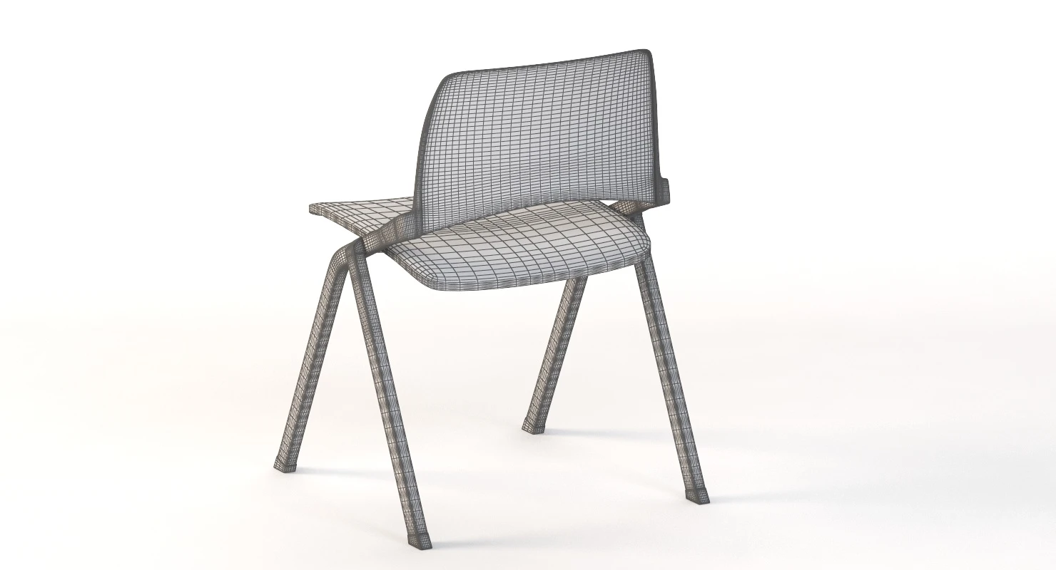 LAKENDO PLASTIC Stackable folding chair by Diemmebi 3D Model_012