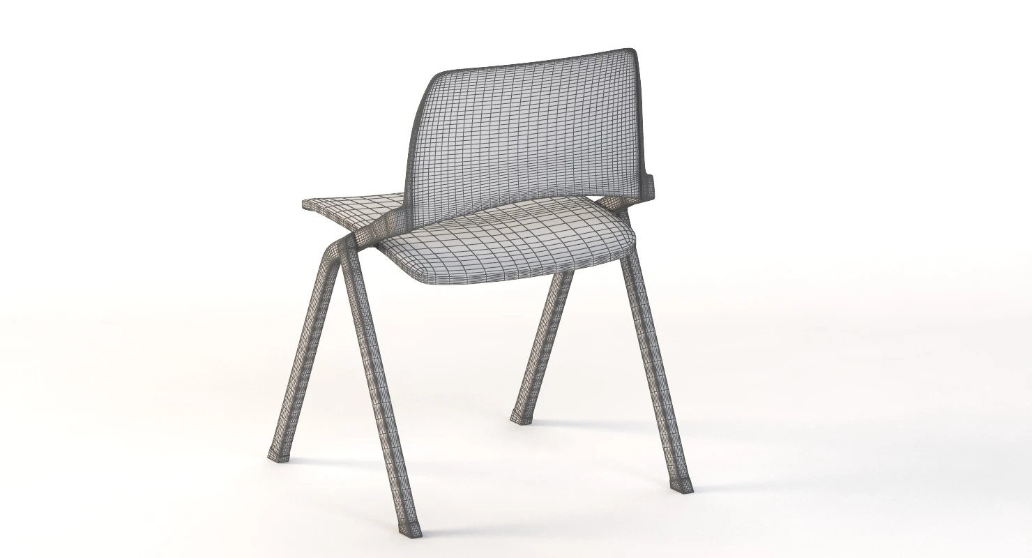 LAKENDO PLASTIC Stackable folding chair by Diemmebi 3D Model_010