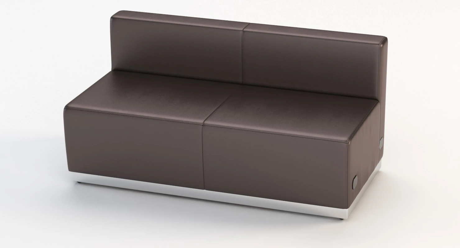 Krysten Sectional Love Seat Two Seater 3D Model_09