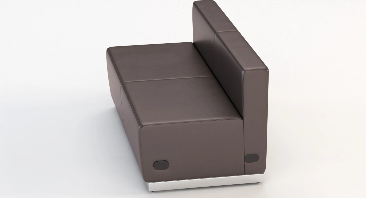 Krysten Sectional Love Seat Two Seater 3D Model_08