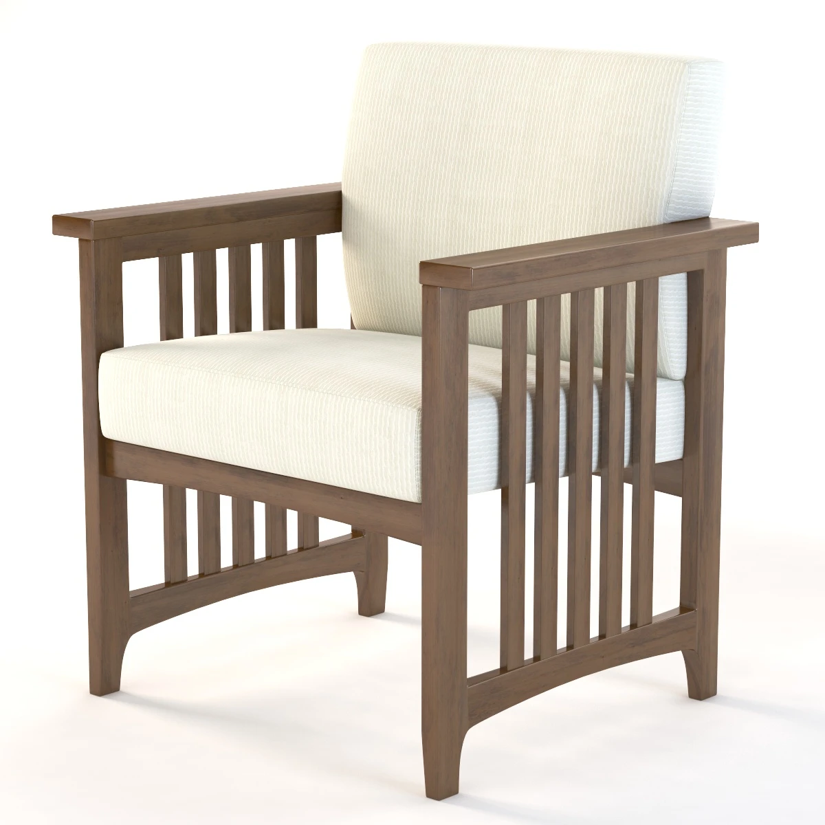 Nemschoff Hadleigh Wooden Armchair 3D Model_01