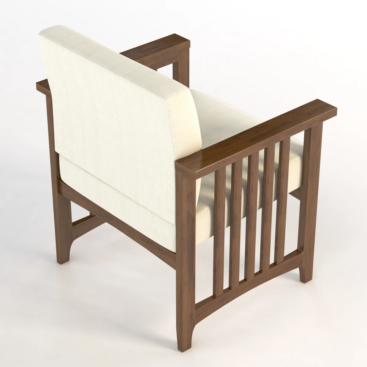 Nemschoff Hadleigh Wooden Armchair 3D Model_04