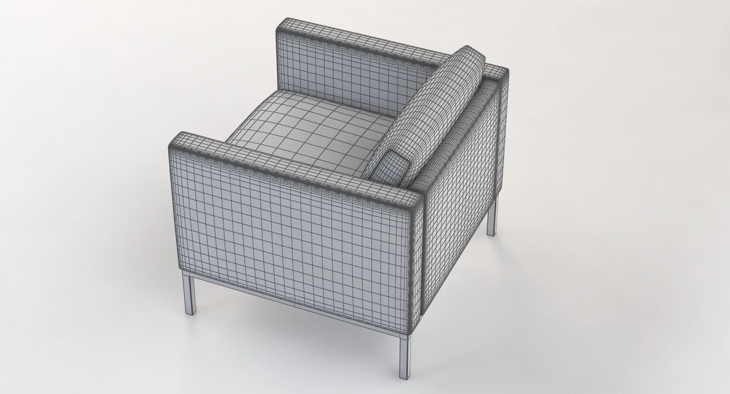Nemschoff Riva Lounge Seating Armchair 3D Model_012