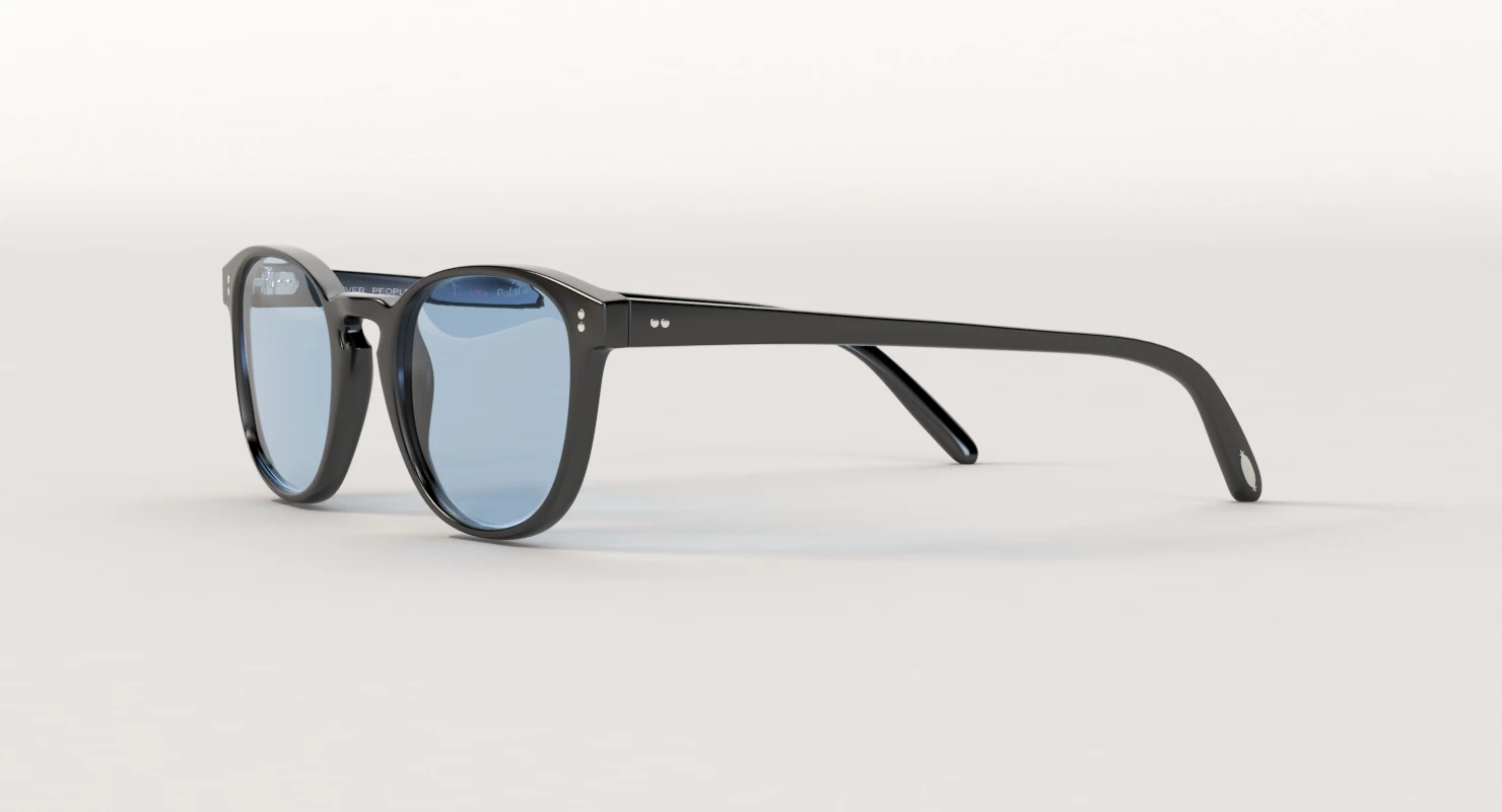 Oliver Peoples Fairmont 49 Sun Black Indigo Photochromic Sunglass 3D Model_09