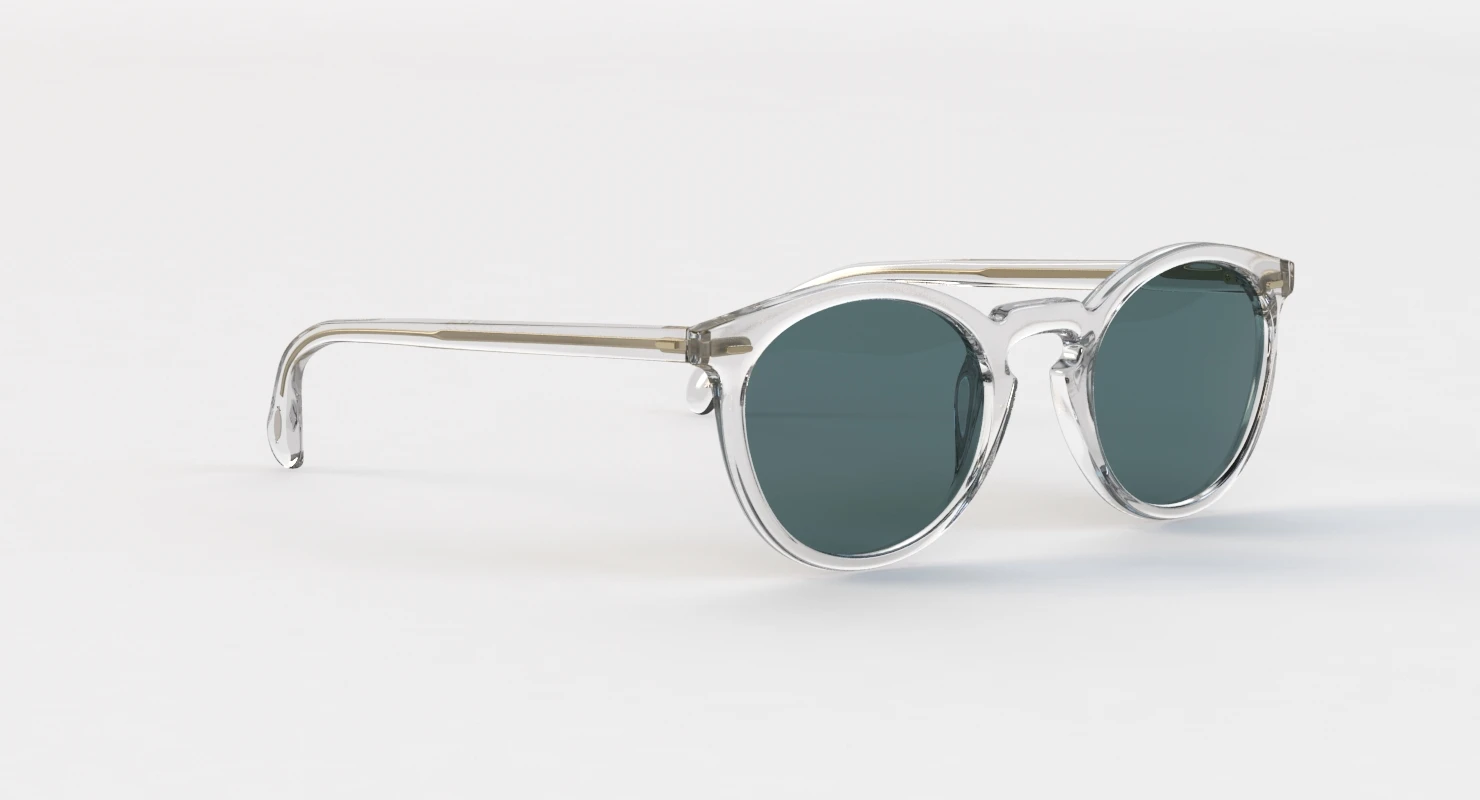 Oliver Peoples Gregory Peck 47 Sun Crystal Indigo Photochromic Sunglass 3D Model_05