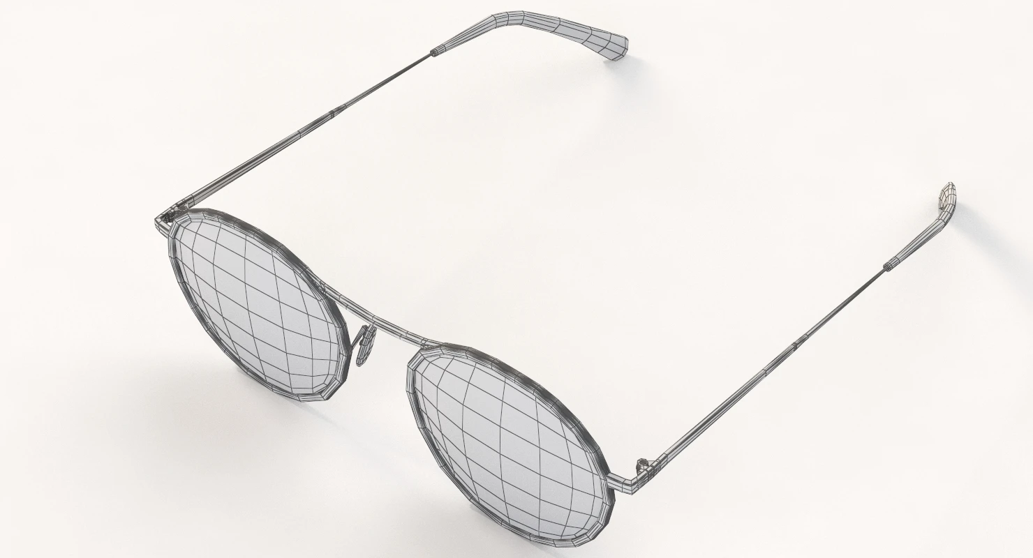 Oliver Peoples Mp 3 30th Sunglass 3D Model_011