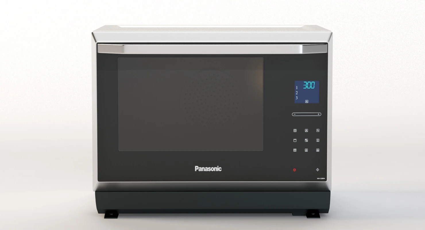 Panasonic Combination Microwave Oven 3D Model_01