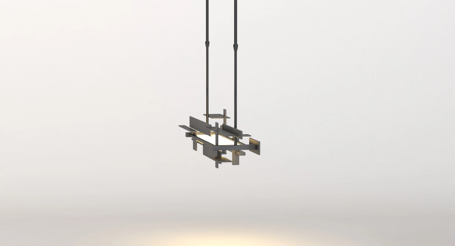 Planar Large Led Pendant 3D Model_05