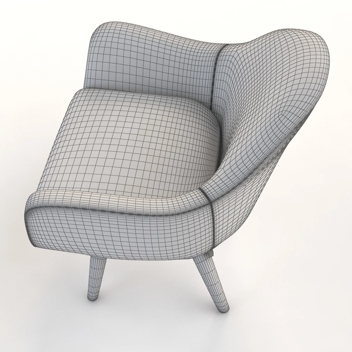 Poliform Mad Queen Chair 3D Model_012