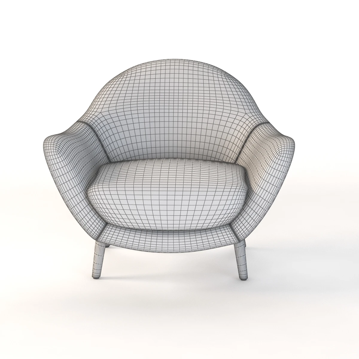 Poliform Mad Queen Chair 3D Model_011