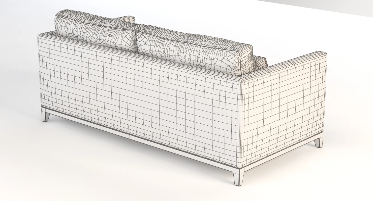 Crate and Barrel Taraval Two Seater Sofa 3D Model_011