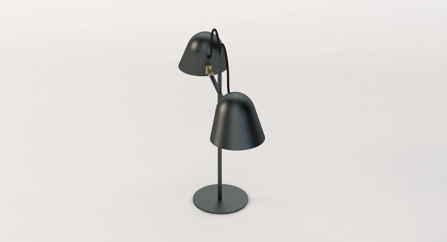 Streck Bordslampa Double Head Lamp by Joel Karlsson 3D Model_05