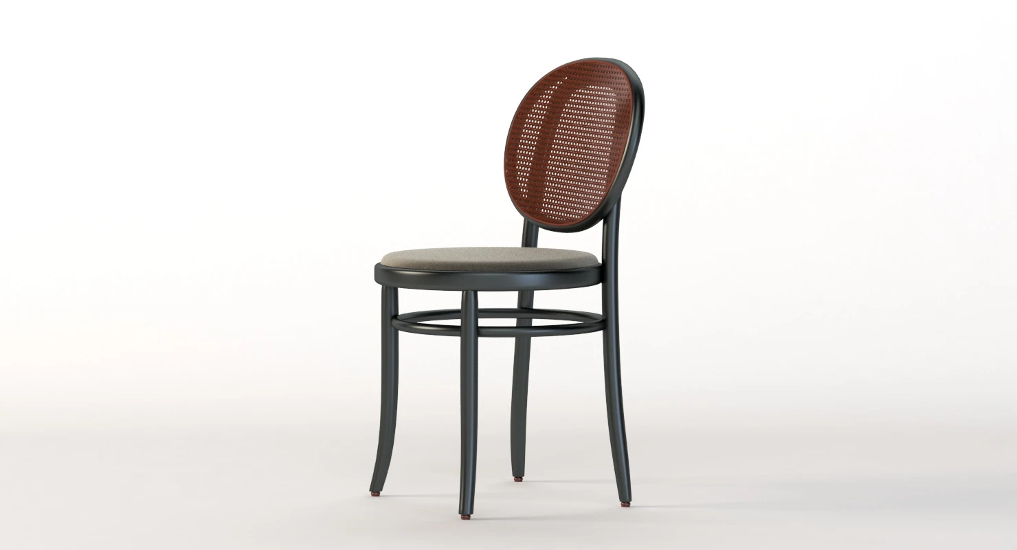 The N.0 Front Chair for Gebruder Thonet Vienna 3D Model_09