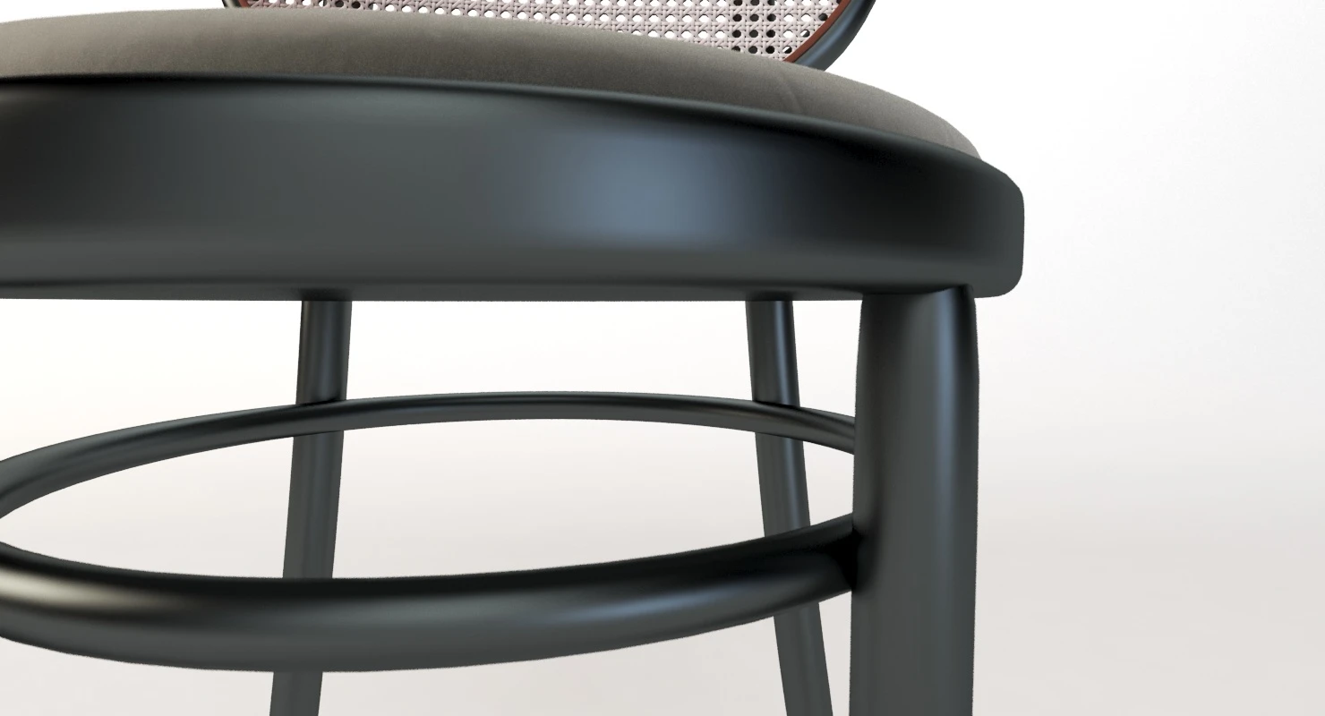 The N.0 Front Chair for Gebruder Thonet Vienna 3D Model_03
