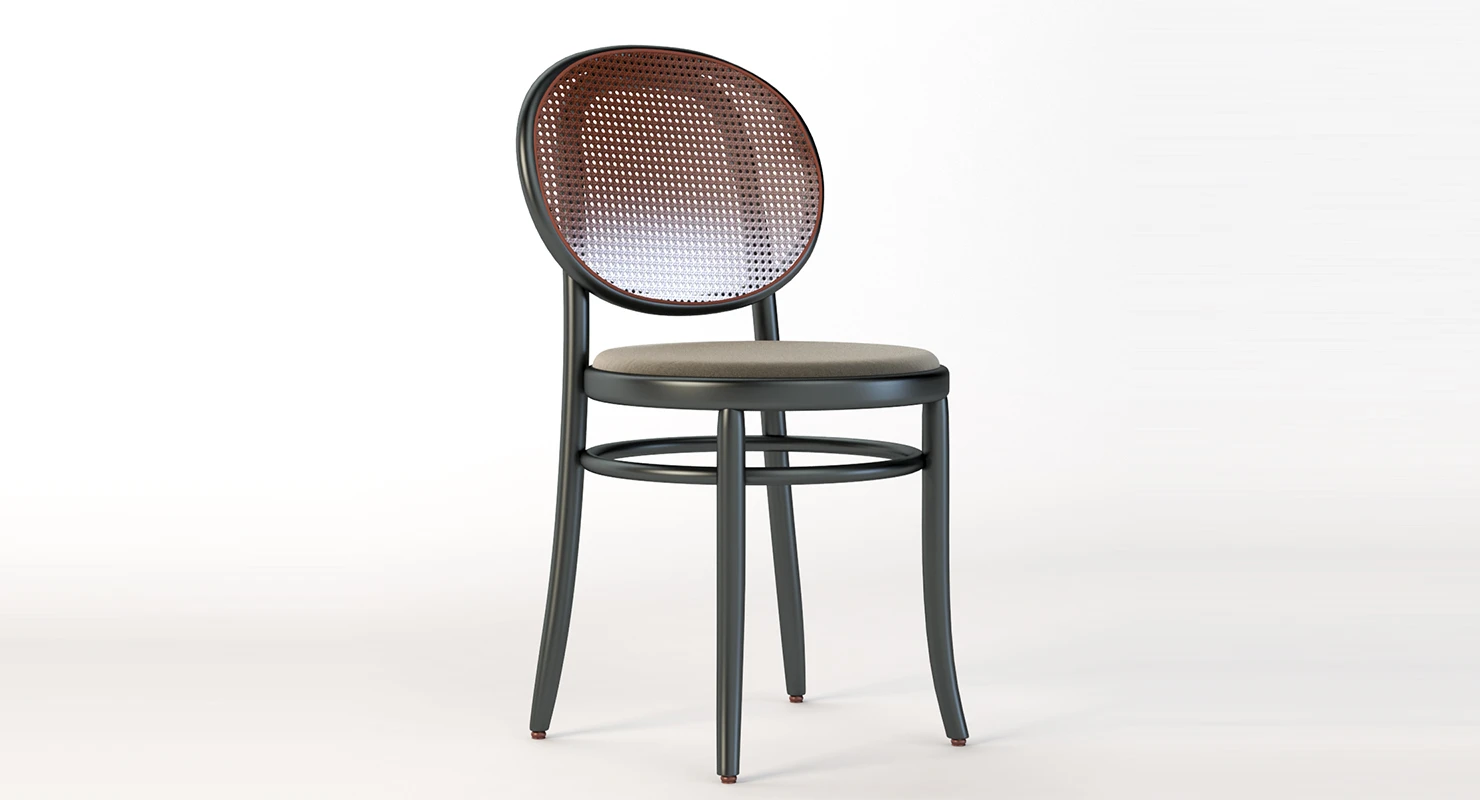 The N.0 Front Chair for Gebruder Thonet Vienna 3D Model_01