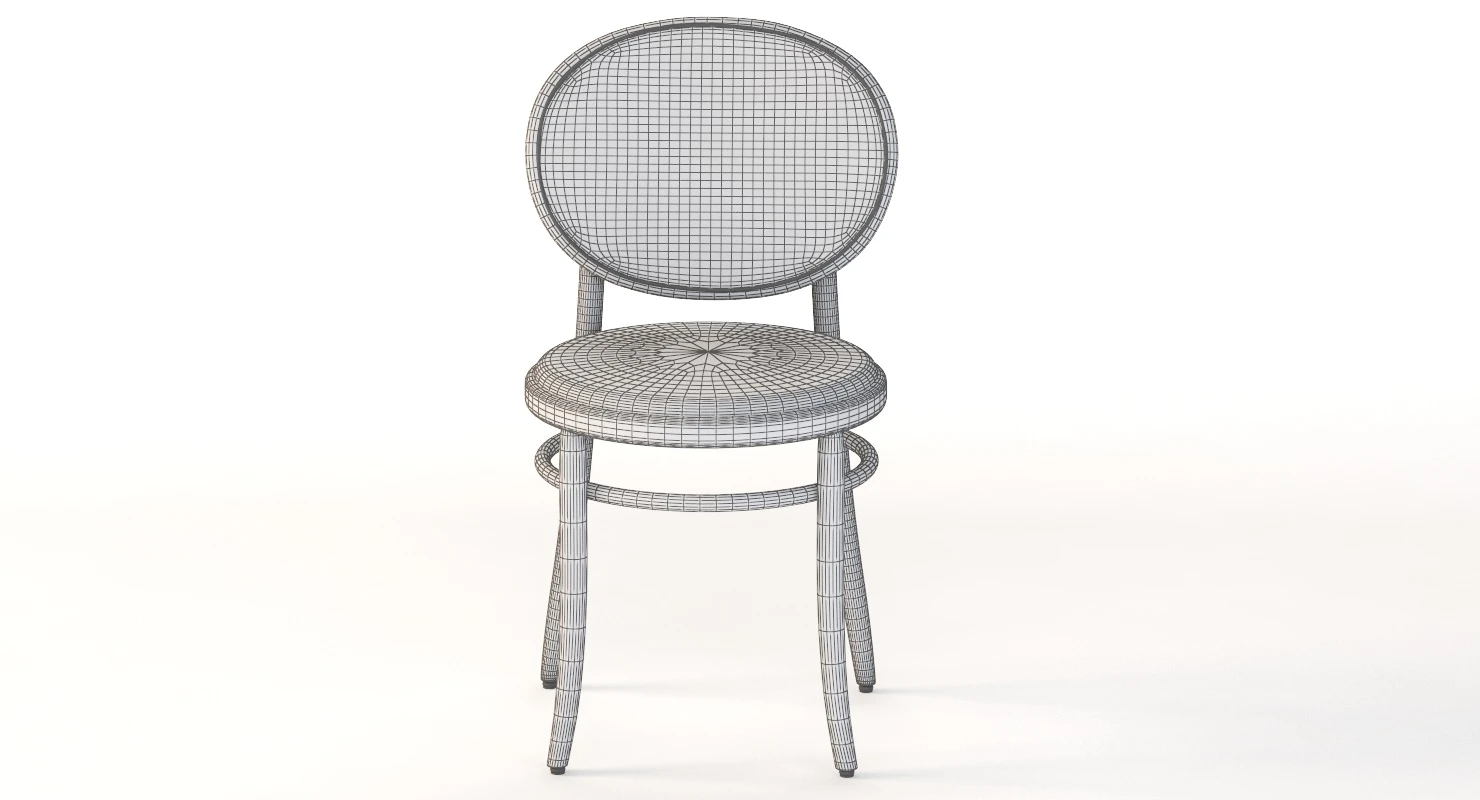 The N.0 Front Chair for Gebruder Thonet Vienna 3D Model_013