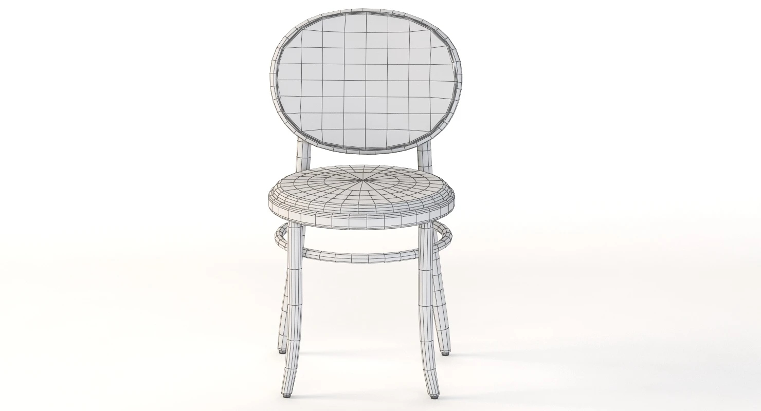 The N.0 Front Chair for Gebruder Thonet Vienna 3D Model_011