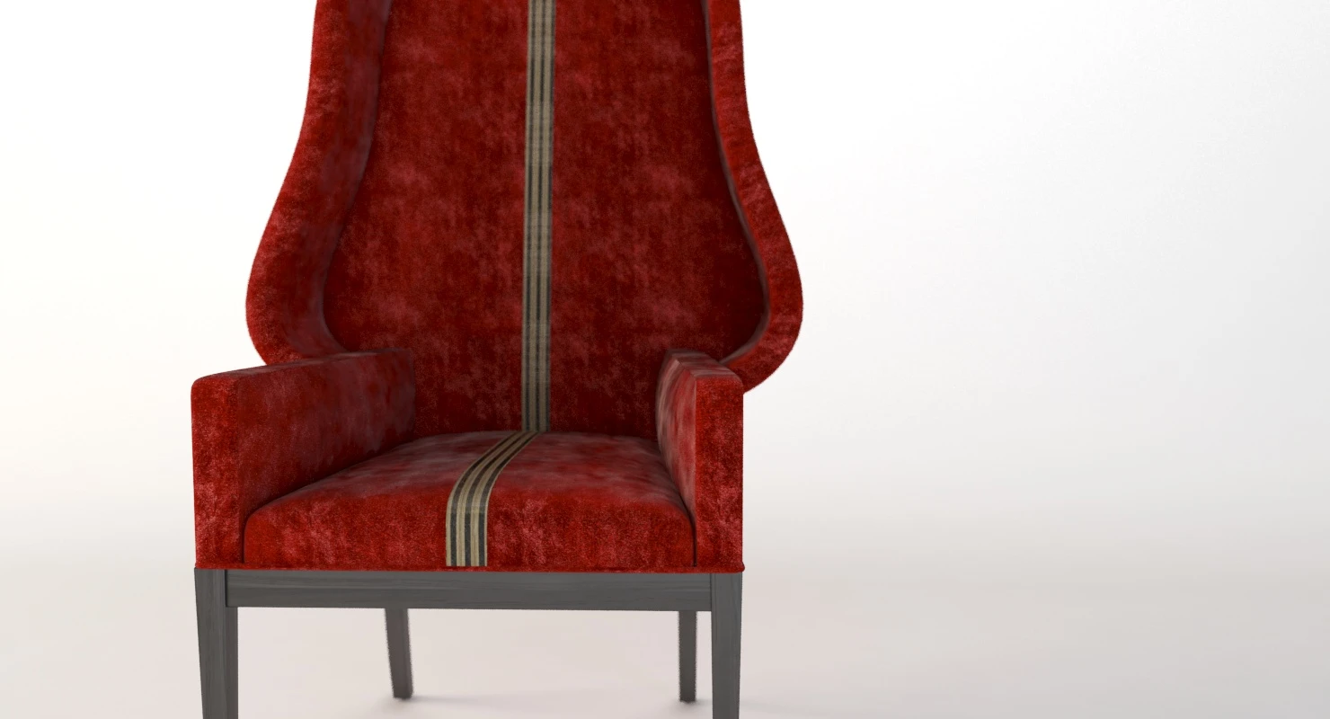 The Vader High Back Lounge Chair By Sherrod 3D Model_03