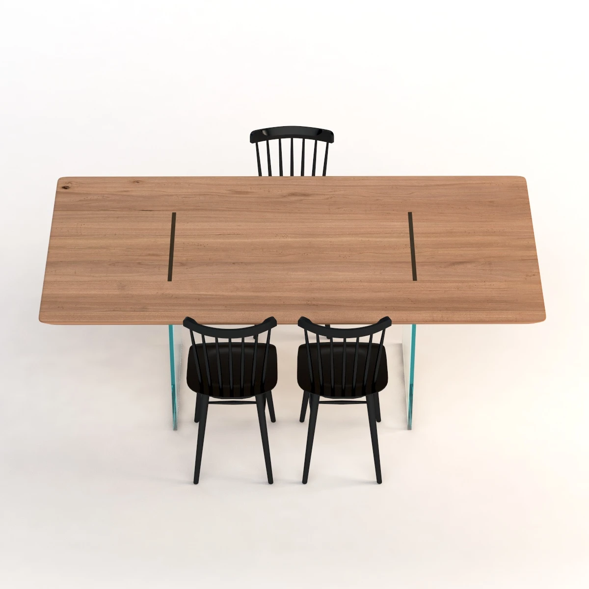 Tonelli Tavolante Dining Table with Chair 3D Model_05
