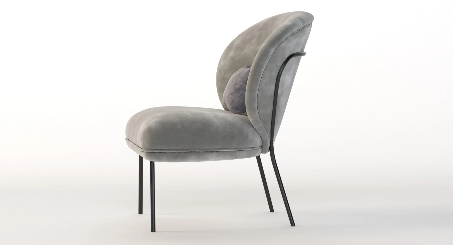 Ventall Lounge Chair by Yonoh Studio 3D Model_09