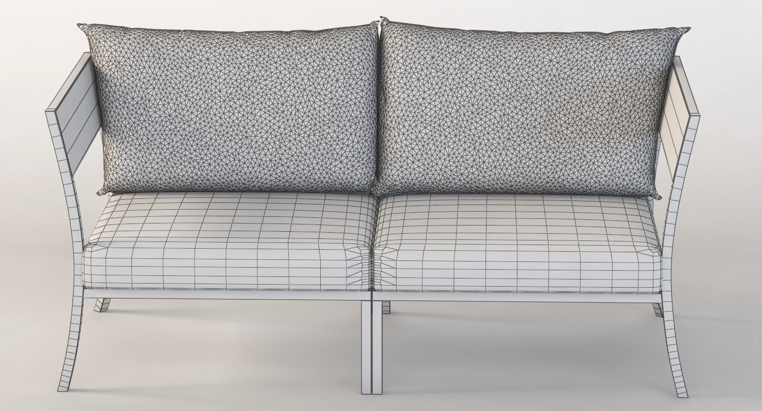 Vermobil Porto Cervo Outdoor Love Seat Sofa 3D Model_010