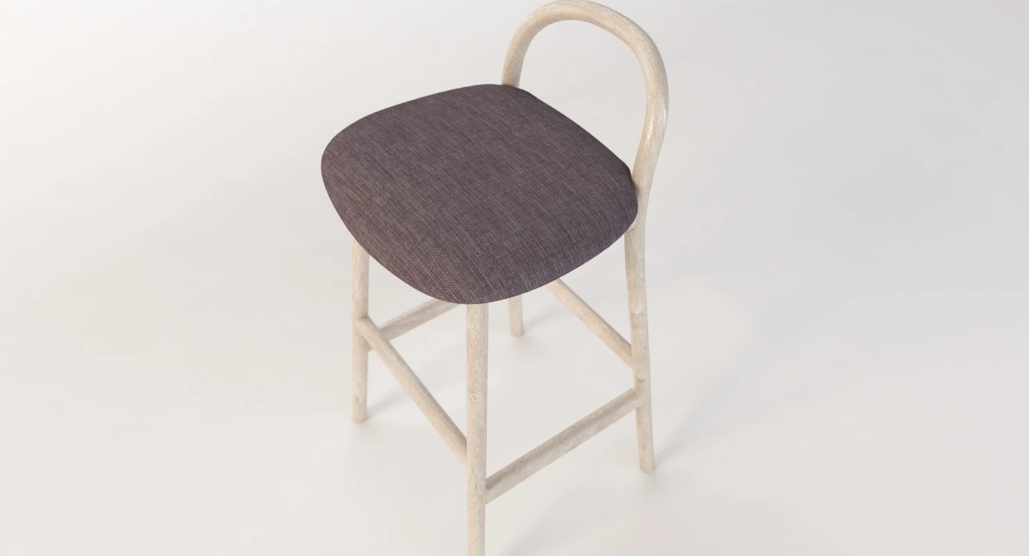 Very Wood Italian Zantilam Barstool 16 3D Model_014