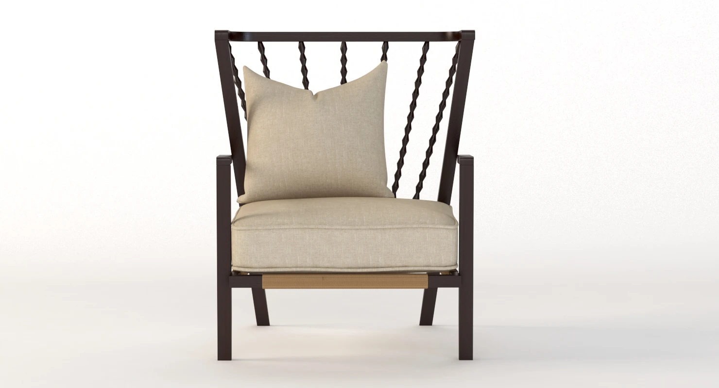 Vintners Wing Armchair 3D Model_04