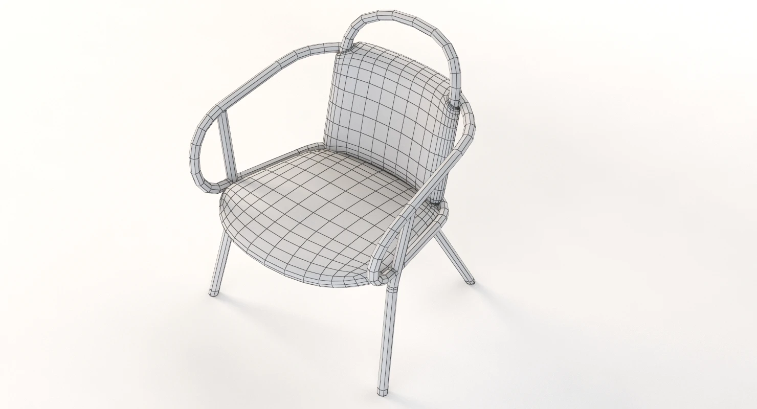 Zantilam Zant Armchair by Patricia Urquiola 3D Model_012