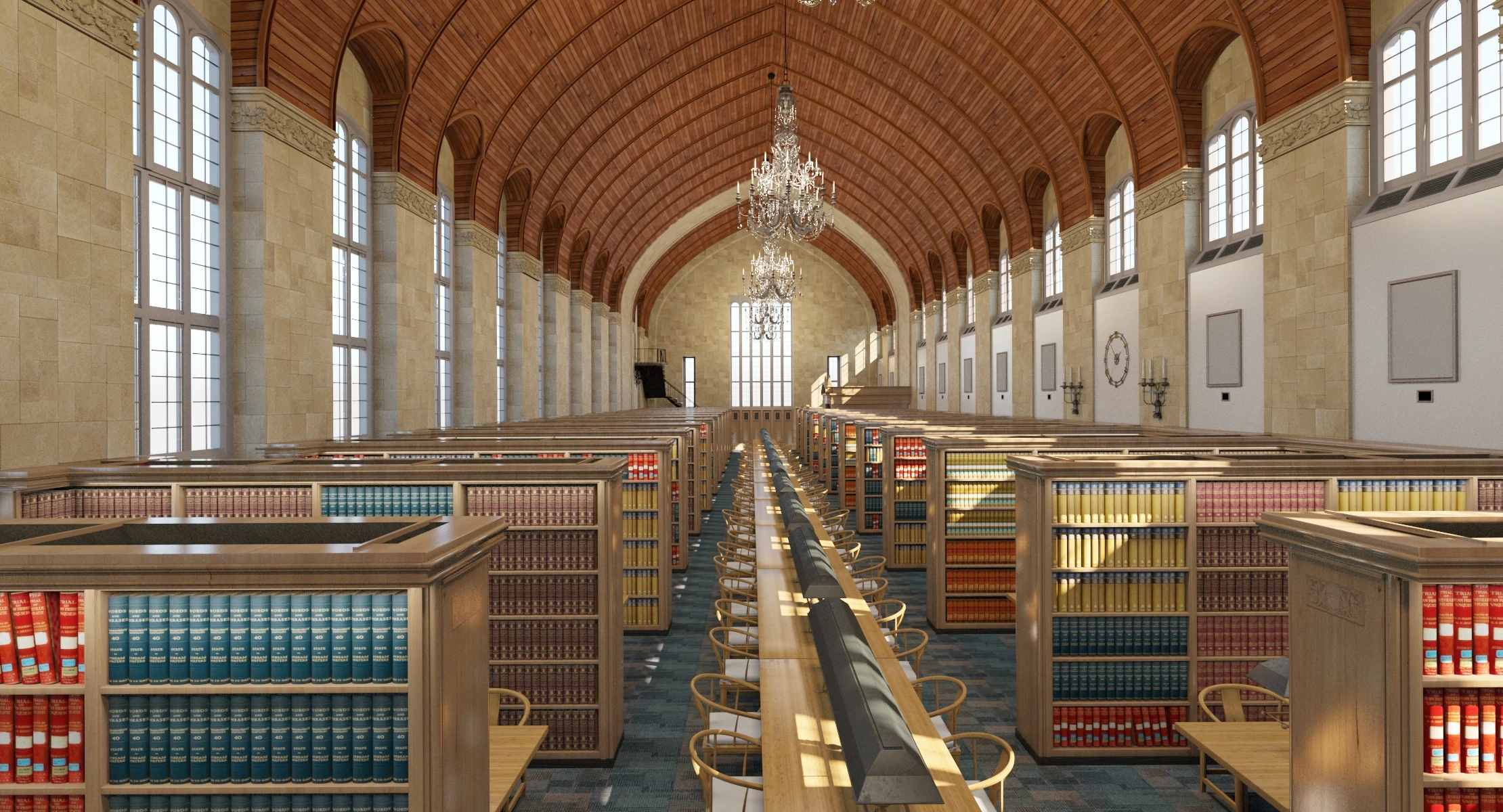 Cornell Law School Library 3D Model_05