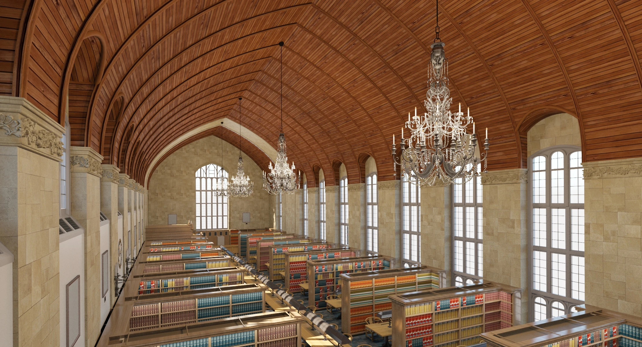 Cornell Law School Library 3D Model_017