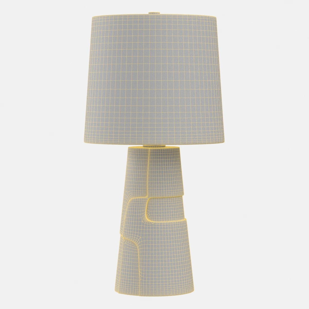 Barbara Barry Braque Debossed Lamp 3D Model_07