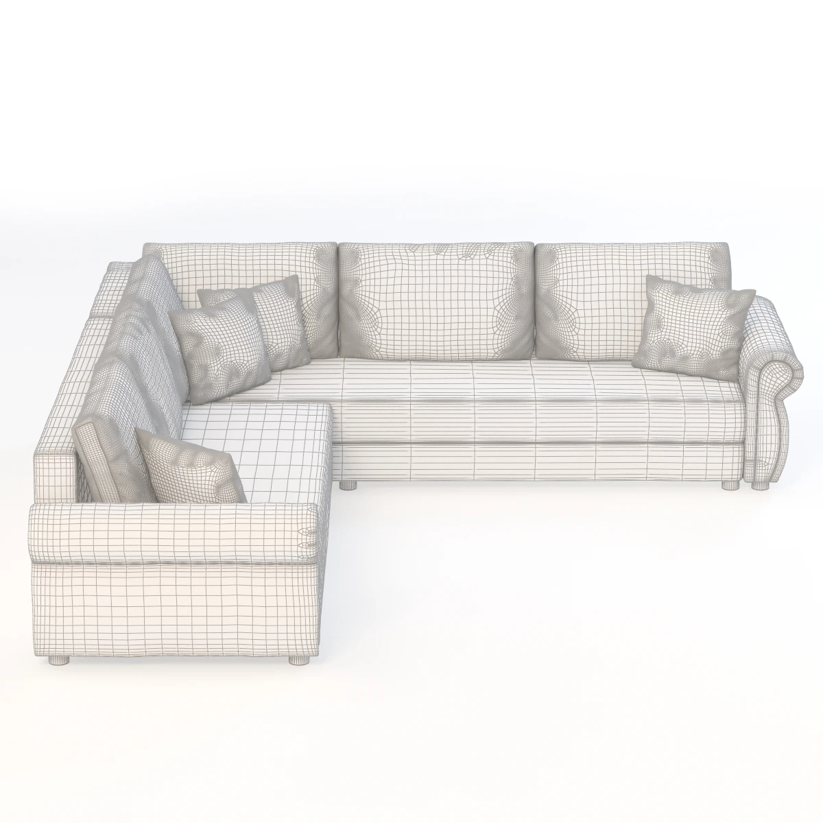 Anafesto Sectional Sofa 3D Model_011