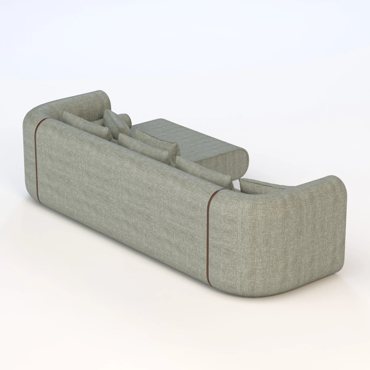 Union Corner Unit Sectional Sofa 3D Model_03
