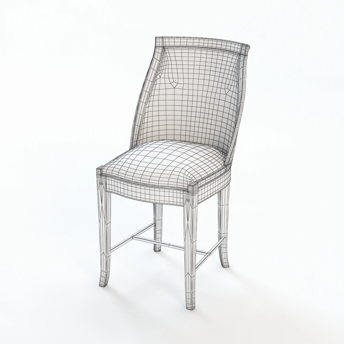 1950 Dining Chair 3D Model_06