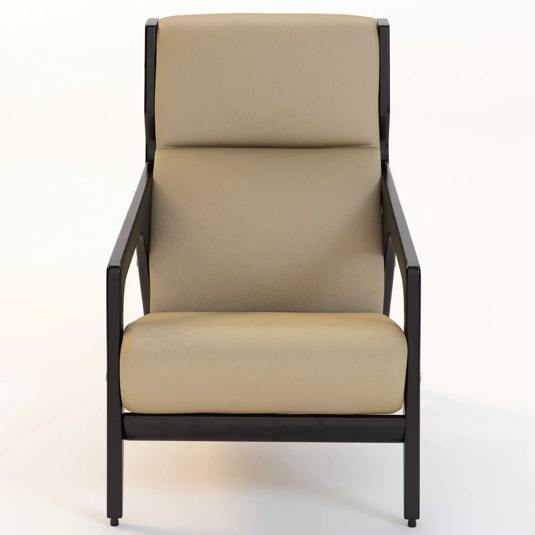 1964 Armchair Gio Ponti 3D Model_07