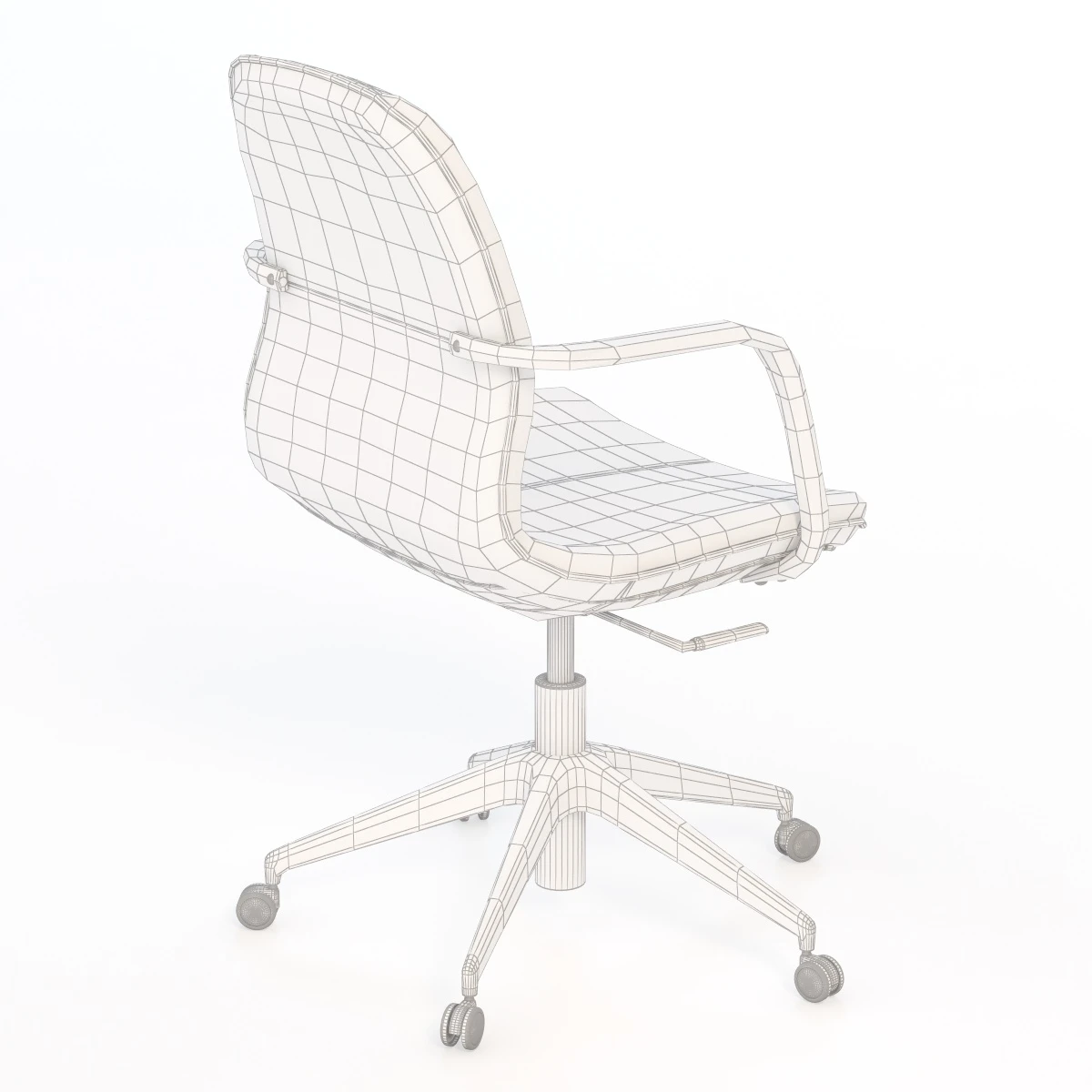IKEA Langfjall Chair 3D Model_012