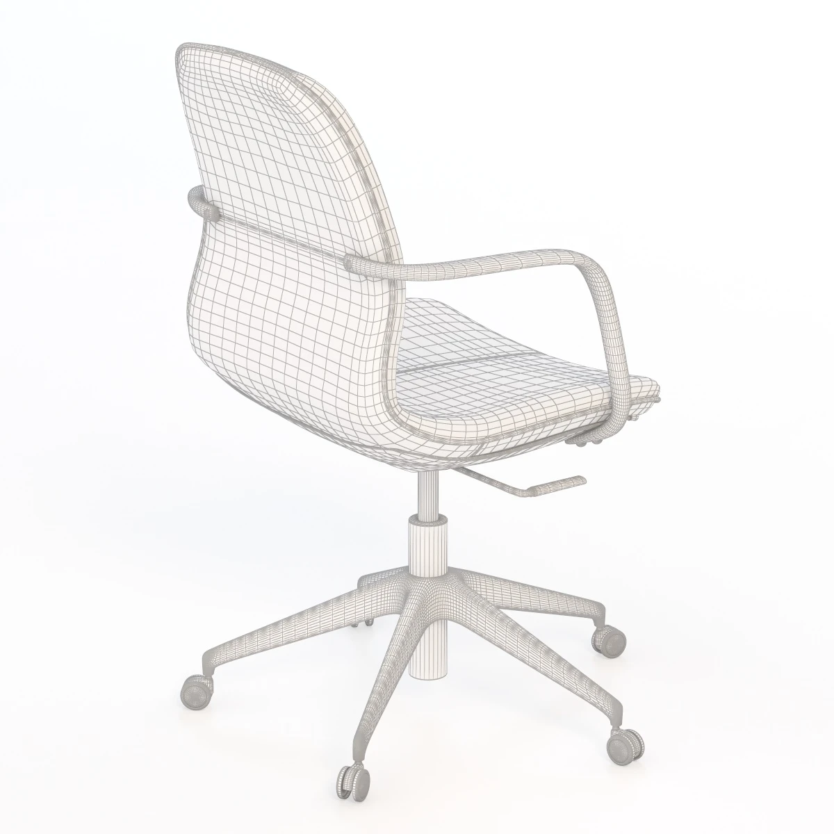 IKEA Langfjall Chair 3D Model_011