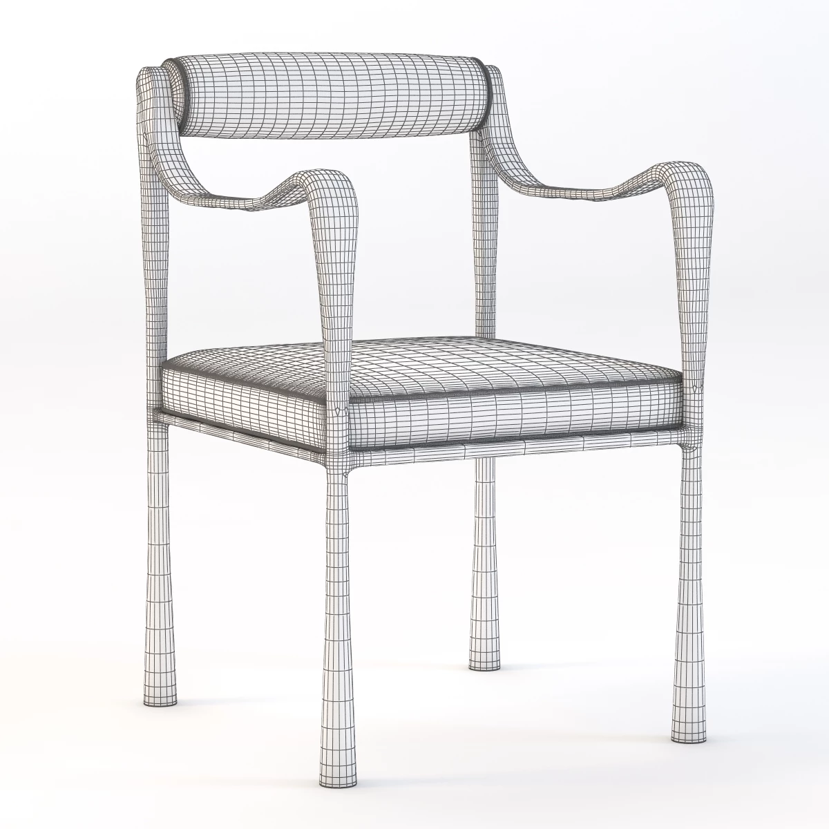 Bespoke Global Giac Chair 3D Model_09