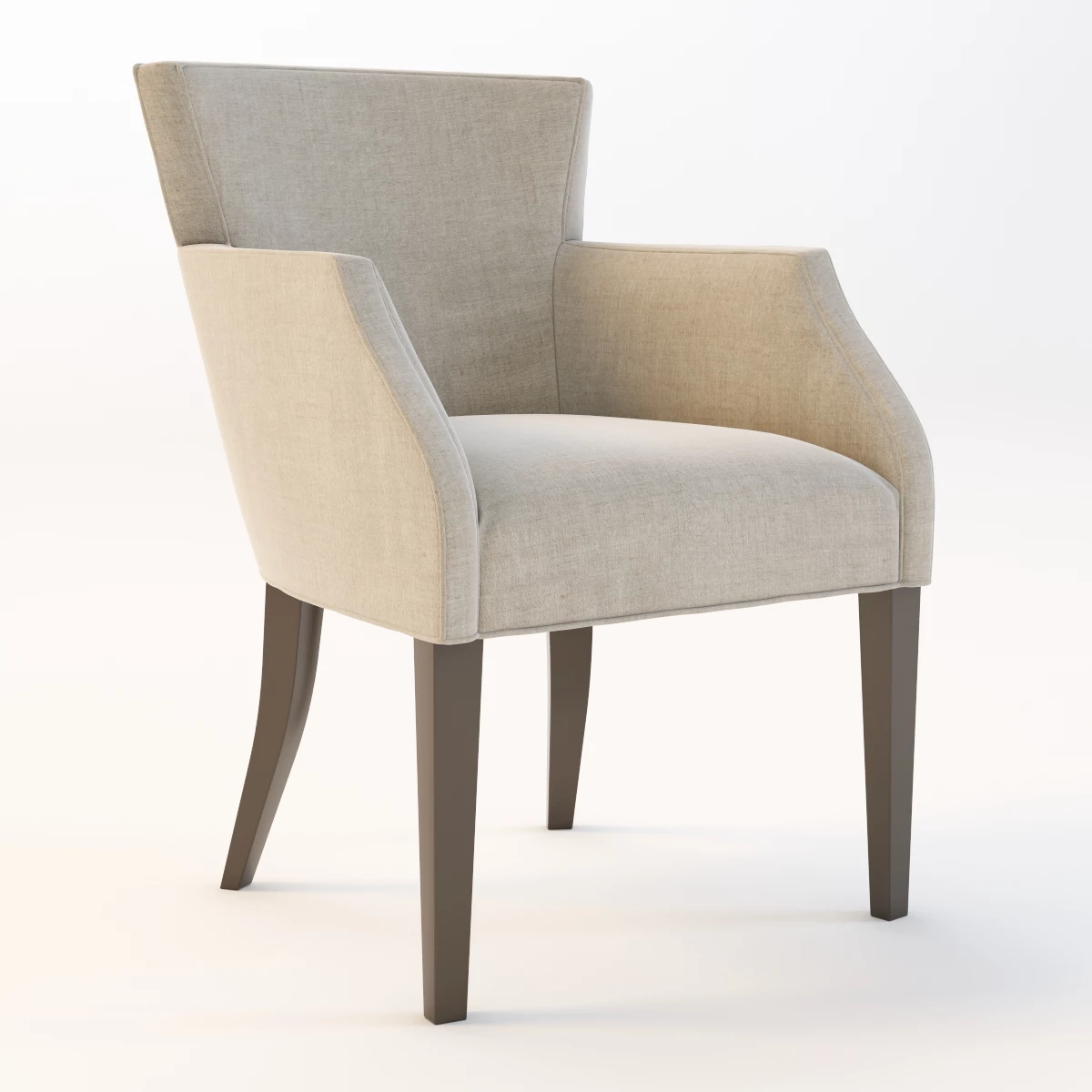 Bolier Modern Luxury Dining Chair 90016 3D Model_01