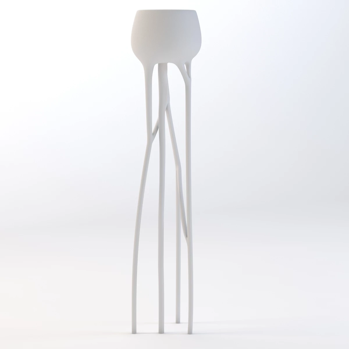 Charles Travelyan Floor Lamp 3D Model_01