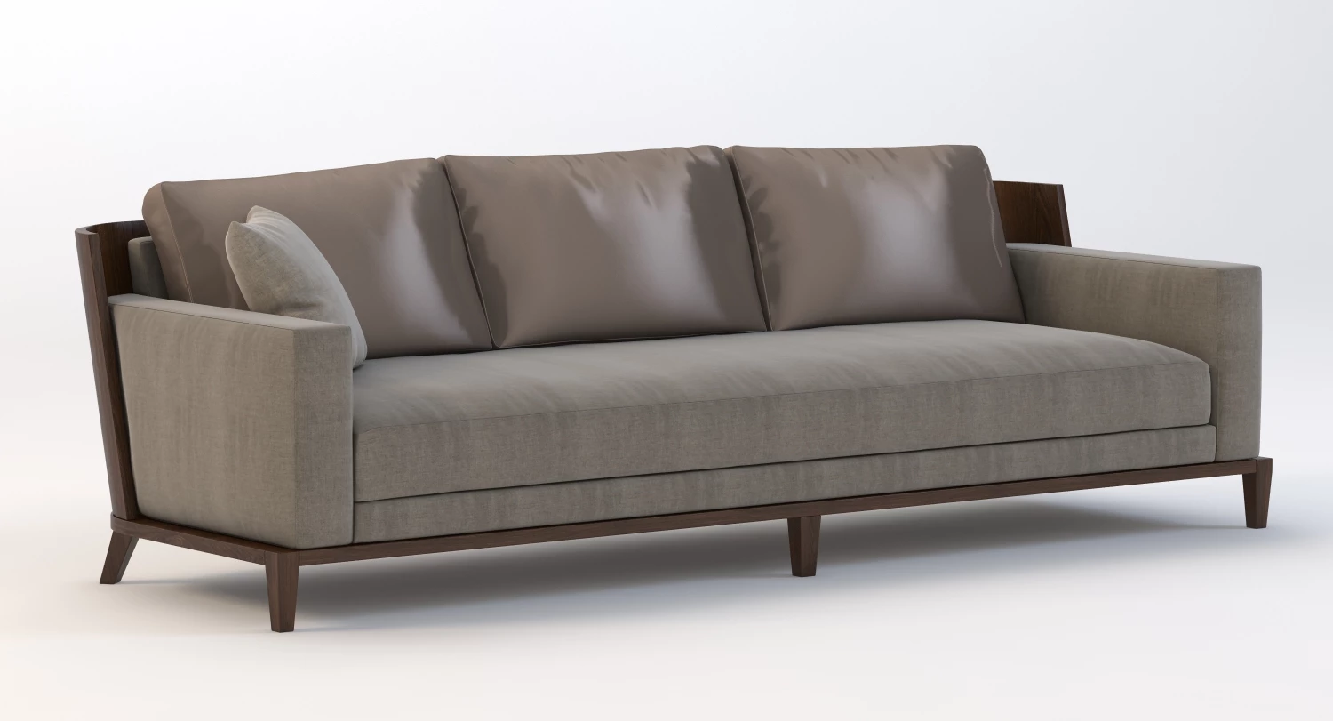 Christian Liaigre Aspre Sofa 3D Model_01