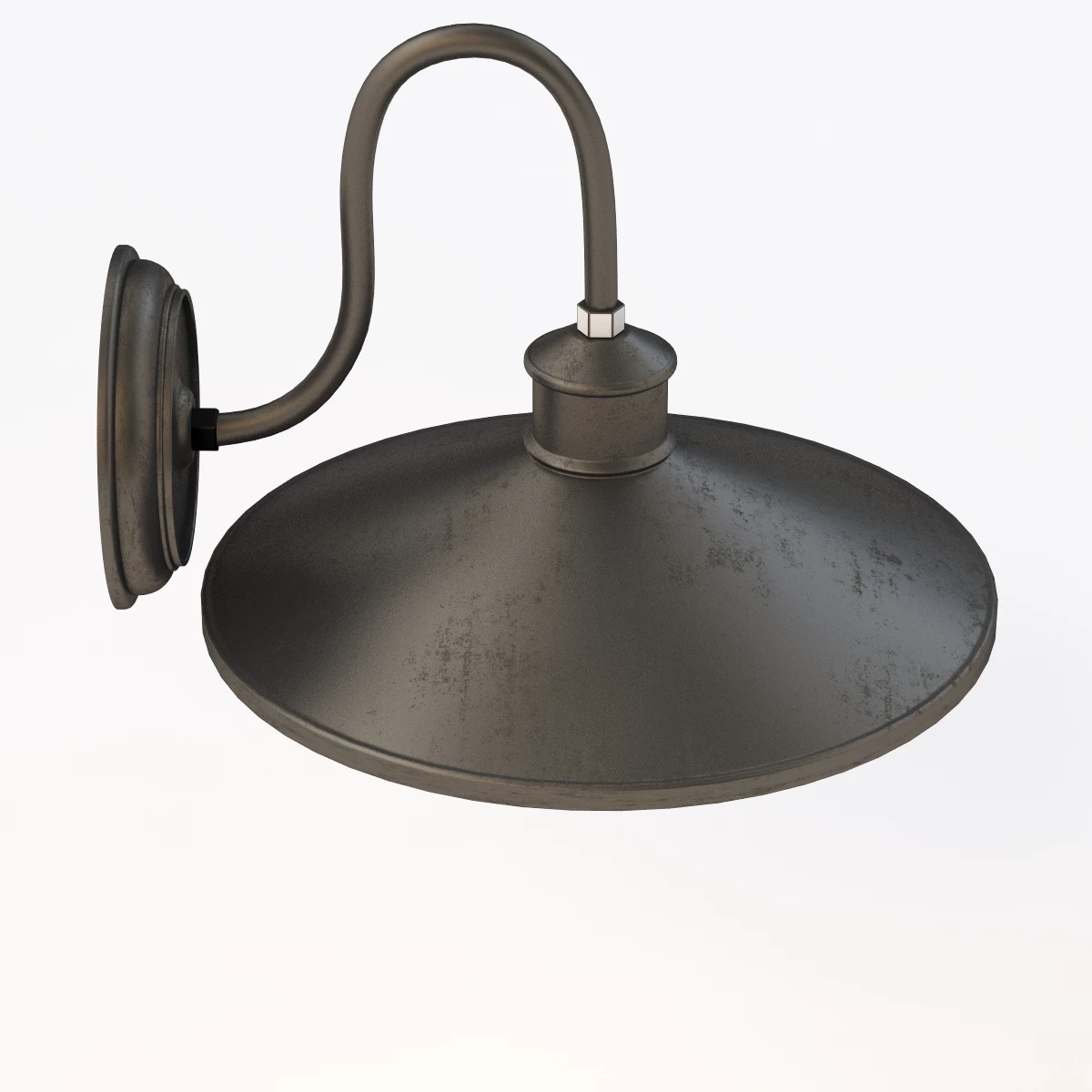 Detail Brooklyn 12in Wide Bronze Wall Sconce 3D Model_03