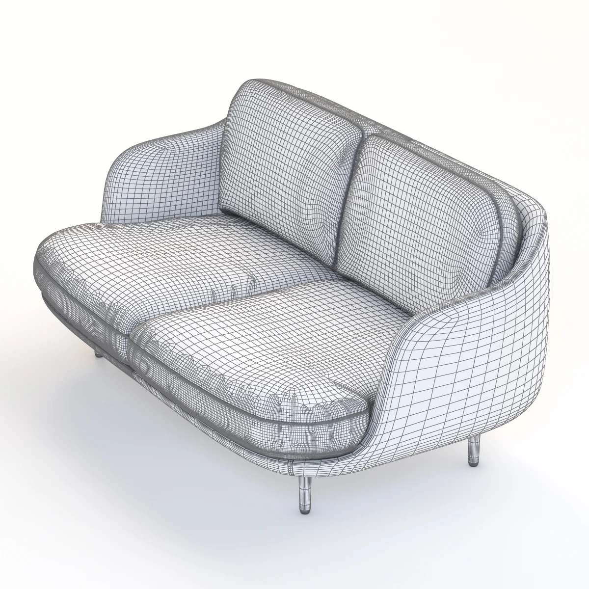 Fritz Hansen Lune Sofa By Jaime Hayon 3D Model_08