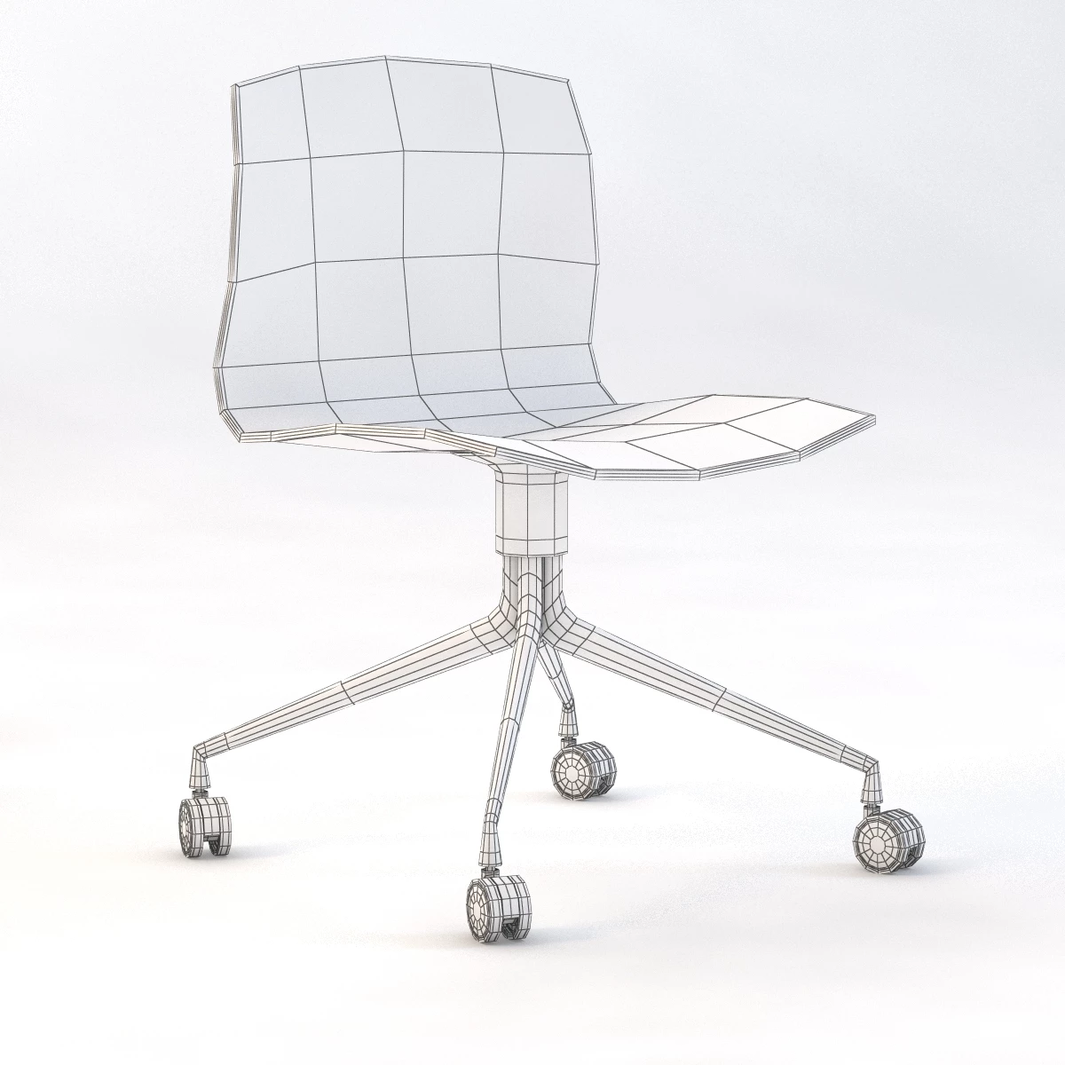 Hay About A Desk Chair 3D Model_010